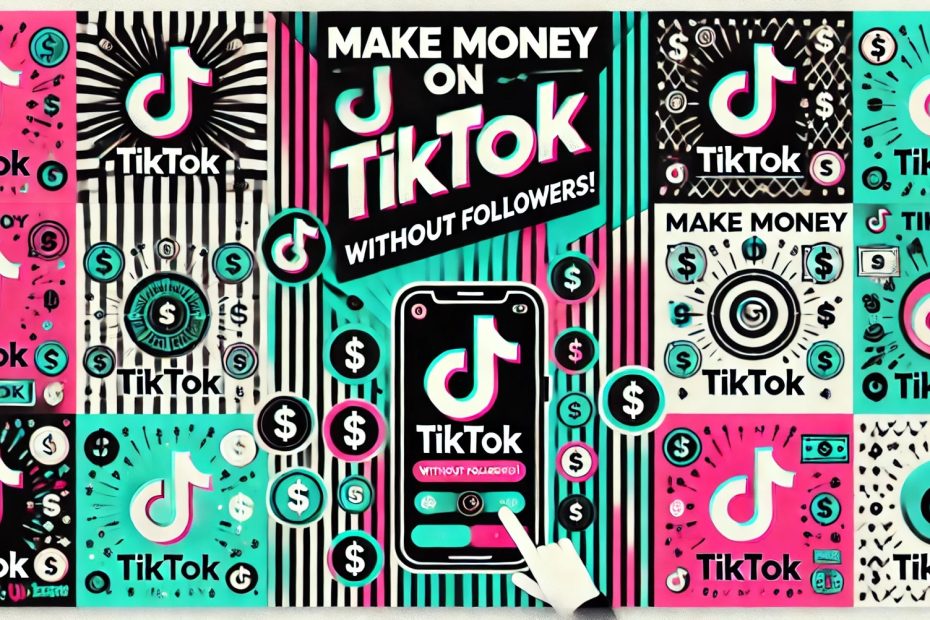 how to make money on tiktok without followers