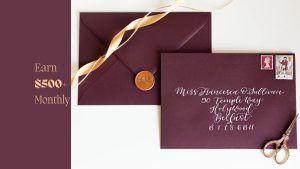 envelope writing side hustle